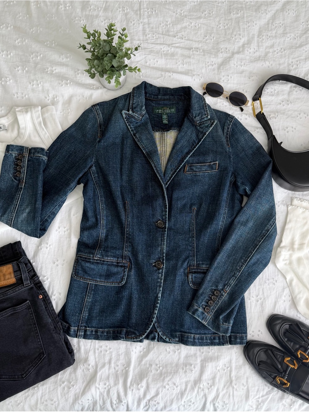 Ralph Lauren Dark Blue Denim Blazer